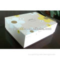 flower printed chipboard gift box for perfume